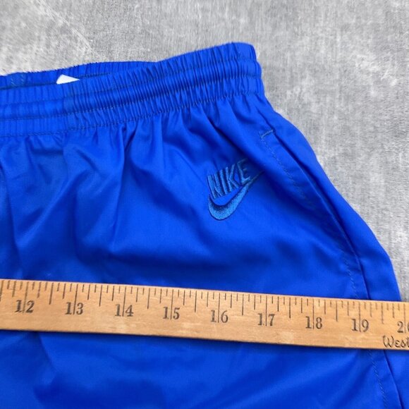 Nike Track Pants Women Large 26W x 33L Purple Logo Jogger Nylon Taper Windbreake - Picture 8 of 15